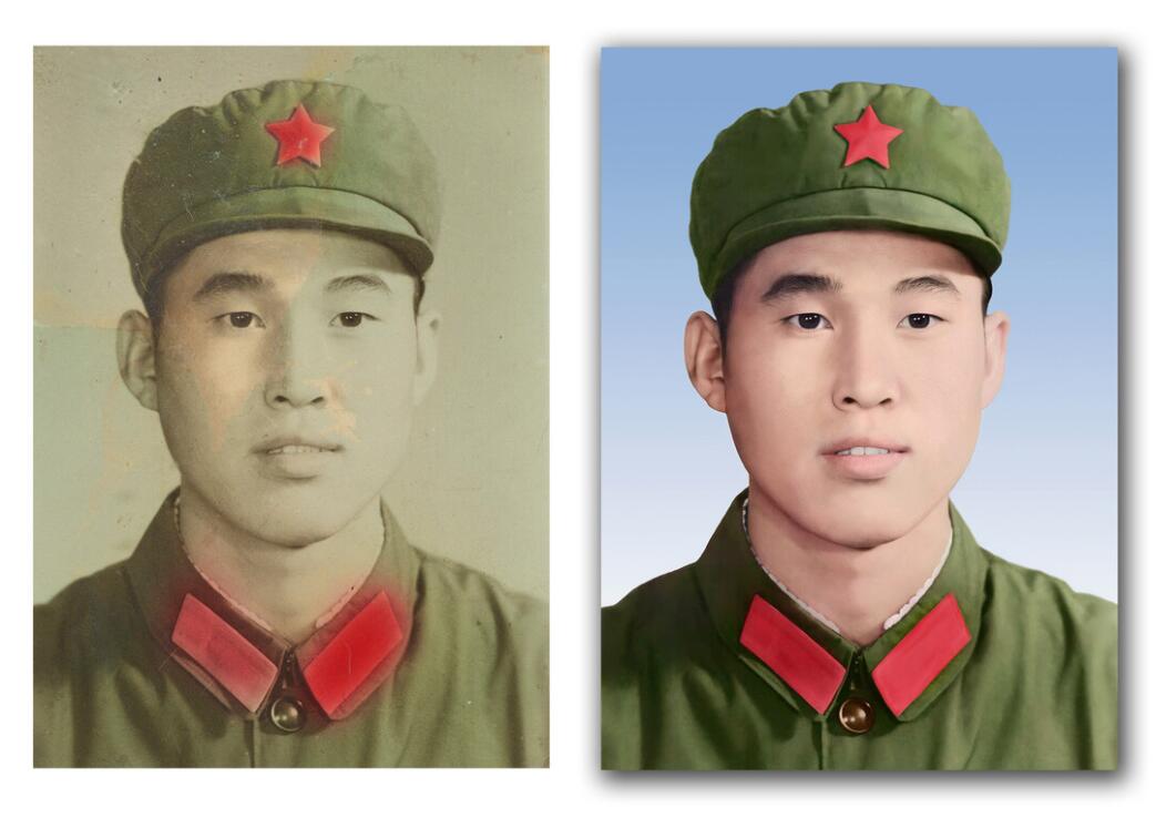 吊罗山乡破损照片修复-18